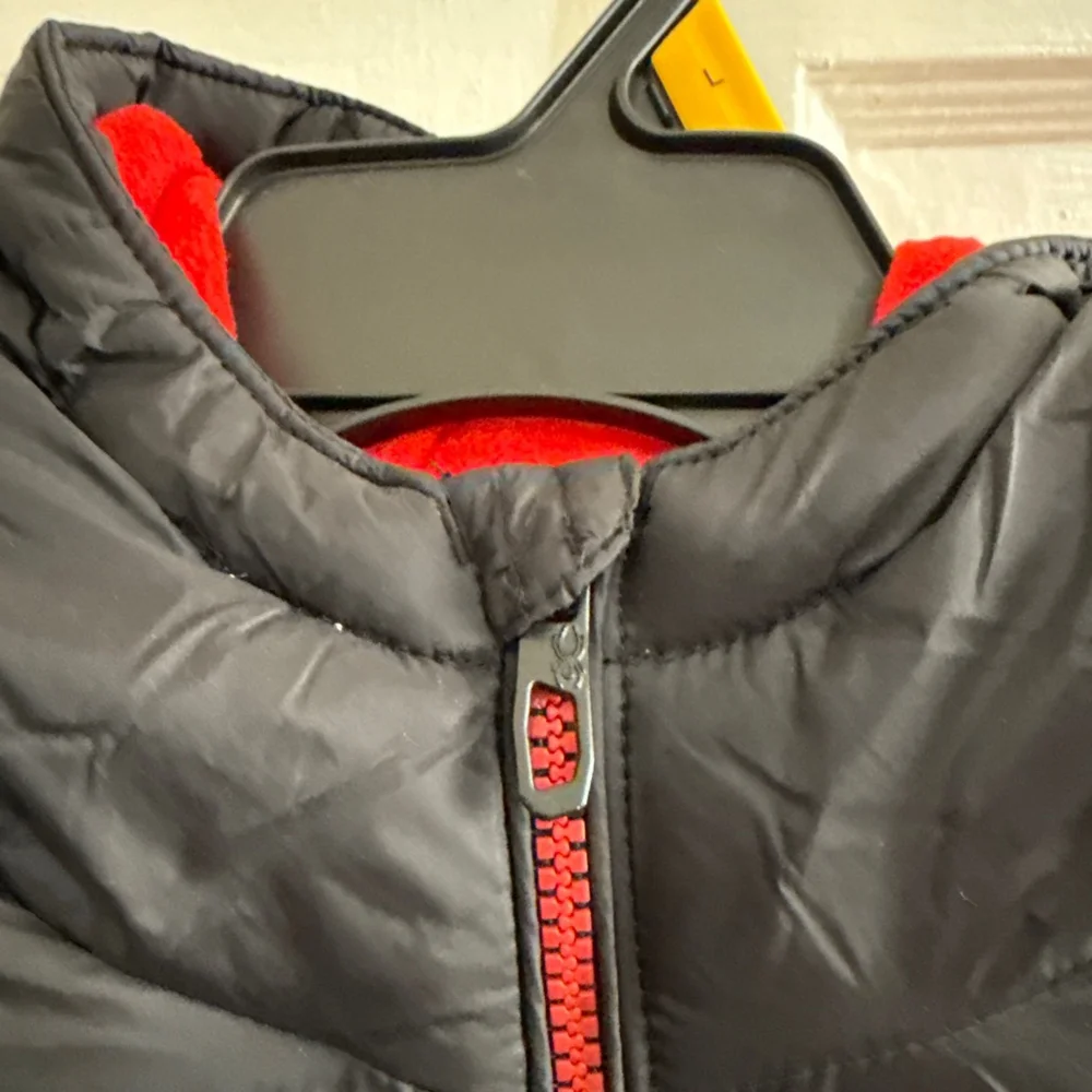 Spyder Kids Black Jacket with Red Accents